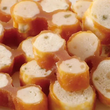 Thịt gà cuộn bánh rau củ 90g