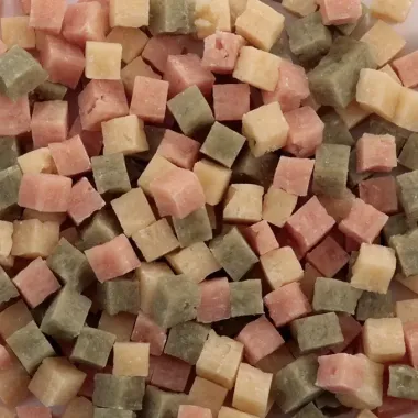 Viên topping vị gà rau củ 100gr